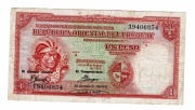 URUGWAJ 1 PESO 1935 P28C