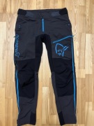 NORRONA SPODNIE TREKKINGOWE MEN roz-L stalowe strecz 92-96 pas
