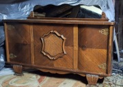 Antyczna Komoda z Kryształowym Lustrem 