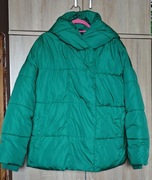 Primark zielona kurtka puchowa ciepła XL/42