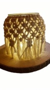 Lampion, wazon makrama