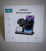 Ładowarka Indukcyjna JARGOU 3w1 ((IPhone, IWatch, AirBuds) 