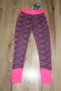 legginsy sportowe dziewczęce NOWE 134 140 różowe 