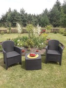 Meble ogrodowe 2 krzesła + stół