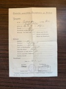 Niemieckie świadectwo szkolne Bochum 1936 – dokument historyczny III Rzesza