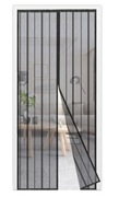 Moskitiera magnetyczna Sekey 165x230 cm czarna drzwi balkon