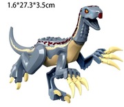 2x Terizinozaur dinozaur duży+mały 