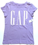 GAP t-shirt | koszulka w kolorze lila | błyszczące logo | 12 13 lat