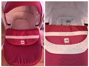 Wózek włoski CAM Elegant Family 4w1 -stan bdb + dodatki