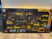 Zestaw City Engineering Team XXL – 8 autek budowlanych + akcesoria