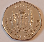 25 centów Jamajka 1991