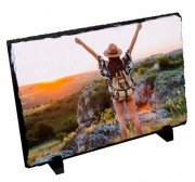 Granitowa ramka ze Zdjęciem Prezent na Rocznicę, Ślub, Chrzest, Komunię Św.