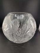 Kryształowa kula wazon vintage 