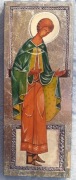 Ikona obraz na drewnie 43x17x0,17 cm - Andrzej Żugaj - 1983
