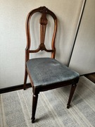 Stylowe krzesło retro antyczne dębowe 