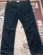 Wrangler Greensboro  Black jeansy męskie proste  sztruksowe rozmiar 38/30