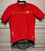 Castelli Rosso Corsa koszulka windstopper kurtka krótki rękaw M czerwona