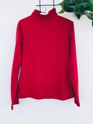 Czerwony damski półgolf 