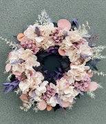 Jesienny wianek | Rękodzieło, sztuczne kwiaty, dekoracja, wieniec nagrobny