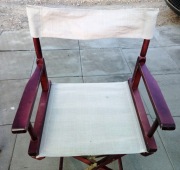 Składane krzesło reżyserskie