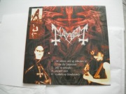 Mayhem Emperor Split LP limit  red vinyl Bathory Hellhammer Immortal Morbid