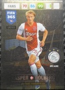 PANINI UPDATE 2017 FIFA 365 FANS FAVOURITE AFC AJAX DOLBERG UE103
