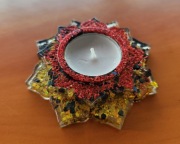 Świecznik na tealight, świeczkę - z żywicy epoksydowej 