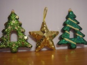 Cekinowe ozdoby choinkowe mix wzorów