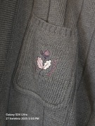 Elegancki niemiecki swetr myśliwski L.