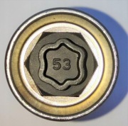 Nasadka, śruba zabezpiecz. złodziejka BMW wzór 53 SERIA F