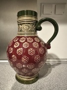 Stary ceramiczny niemiecki kufel dzban 2 L do piwa kolekcjonerski