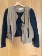 Kurtka z łączonych materiałów, Zara - 38/M