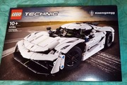LEGO 42184 Biały hipersamochód Koenigsegg Jesko Absolut