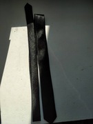 Krawat czarny gładki