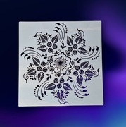 Szablon mandali, malarski, DIY, scrapbookingu, tynk ozdobny 