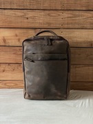 Nowy skórzany plecak tornister Stilord uniseks