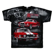 Koszulka all Print "Mustang Shelby" Xl