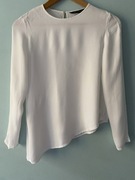 asymetryczna elegancka bluzka koszula Basic z długim rękawem Zara longsleev