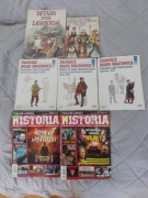7 (siedem) wydawnictw o tematyce historycznej.