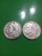 5zł 1934r.Józef Piłsudski- srebro- z pięknym połyskiem- szt.2