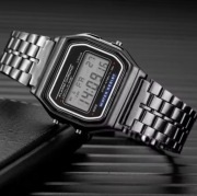 Cyfrowy zegarek sportowy LED 2025 – wodoodporny