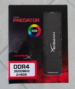 HyperX Predator RGB DDR4 16GB (2x8GB 3600MHz)
