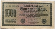 NIEMCY - 1000 marek z 1922 r.