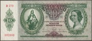 Węgry 10 pengo 1936 - B279 - stan 2/3