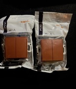 KARLIK MINI 63MWP-2 Łącznik podwójny 10A, Terakota