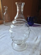 Karafka,  lata 30, cienkie szkło. 