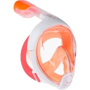 Maska do snorkelingu Subea Easybreath – rozmiar XS (dziecięca)  orange-pink