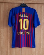 Komplet piłkarski meczowy MESSI koszulka+spodenki L