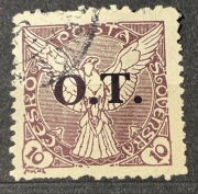 Czechosłowacja, sokół z rozpostartymi skrzydłami, 1923 r. 10 halerzy.