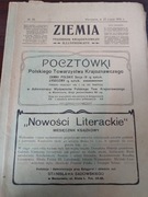 Tygodnik ZIEMIA Nr 30- 23 lipca 1910r.